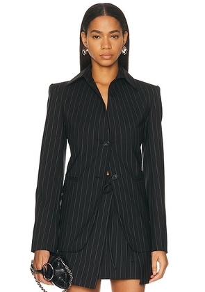 Sportmax Rive Blazer in Black - Black. Size 4 (also in 2).