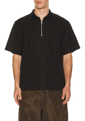 Sacai Poplin Pullover in Black - Black. Size 2 (also in 3, 4).