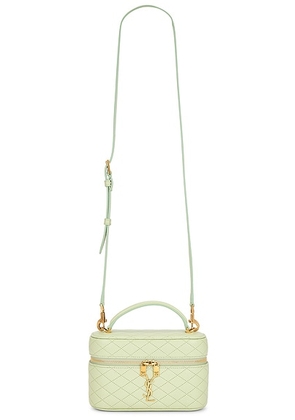 Saint Laurent Gaby Vanity Bag in Misty Jade - Green. Size all.