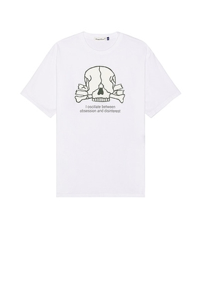 Undercover Skull Tee in White - White. Size 4 (also in 3).