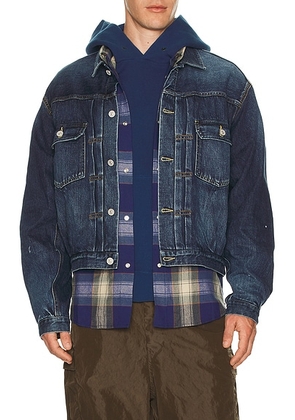 Visvim SS 101X Jacket in Denim - Blue. Size 2 (also in 5).