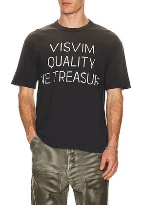 Visvim Jumbo Tee in Black - Black. Size 2 (also in 1, 3, 4, 5).