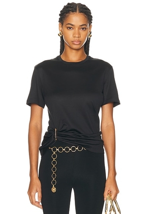 VERSACE Tie Side Top in Black - Black. Size 40 (also in 38).