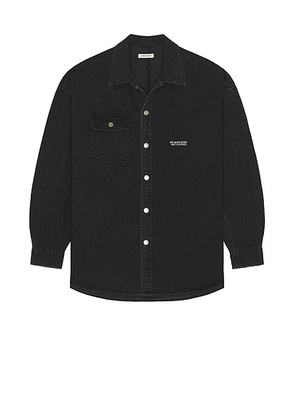 Undercover Long Sleeve Shirt in Charcoal - Black. Size 4 (also in 3).