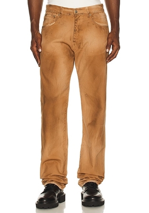 424 Collection Loose Five Pocket Pants in Sand - Brown. Size 50 (also in 46, 52, 54).