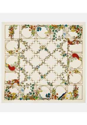 Gucci Printed silk twill scarf