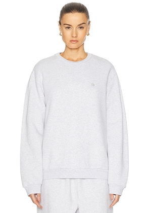 Acne Studios Faihra Crewneck Sweater in Pale Grey Melange - Light Grey. Size XS (also in S).