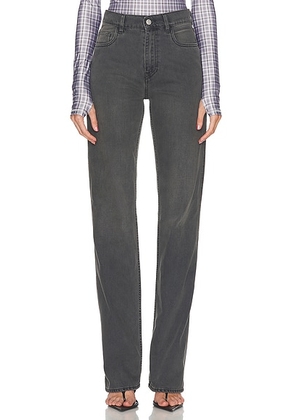 Coperni Straight Leg Jeans in Grey - Grey. Size L (also in XS).