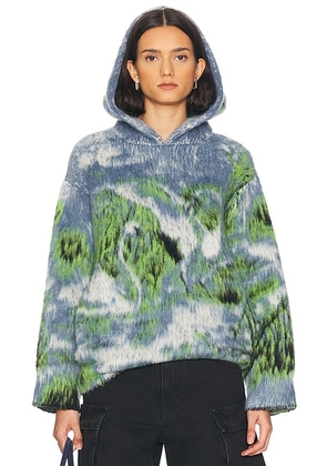 THE ATTICO Sweater in Multicolor - Blue,Green. Size 42 (also in 44).