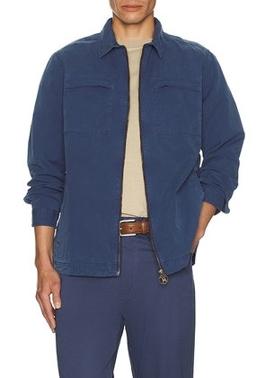 Barbour Glendale Overshirt in Oceana - Blue. Size S (also in ).