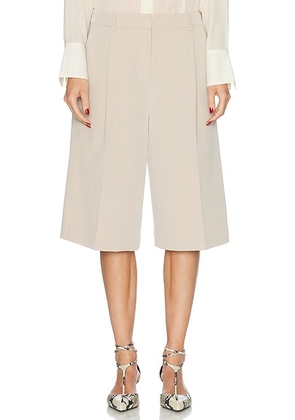 EAVES Tala Bermuda Short in Beige - Beige. Size XS (also in M, S, XL, XXS).