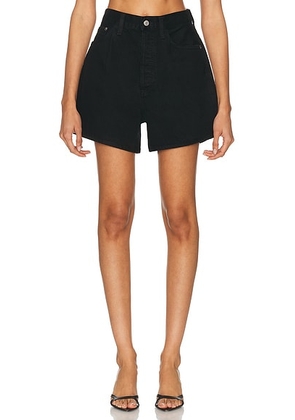 AGOLDE Rhoda Short in Holt - Black. Size 24 (also in 23, 25, 26, 27, 28, 29, 30, 31, 32, 34).