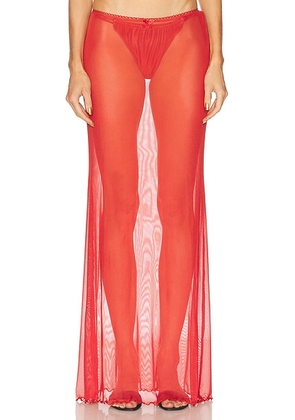 Bananhot Solay Skirt in Crimson - Red. Size XS (also in ).