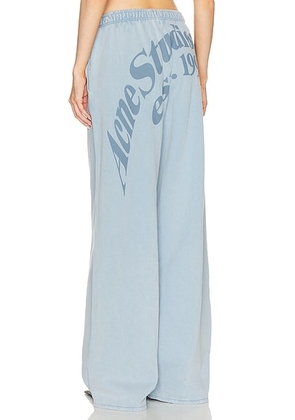 Acne Studios Felin Washed Pant in Dirty Blue - Baby Blue. Size XS (also in S, M, L).