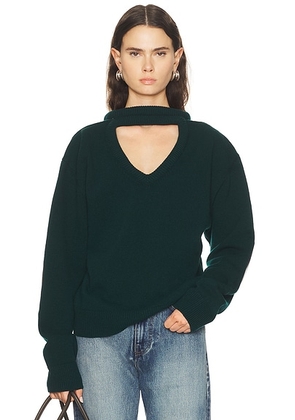 Acne Studios Karoon Sweater in Dark Green - Dark Green. Size XS (also in S, M, L).