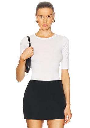 FLORE FLORE Anna Tee in White - White. Size XS (also in S, M, L, XL).