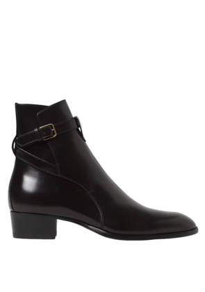 Saint Laurent Wyatt Leather Chelsea Boots