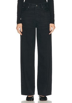 FRAME The Collegiate in Astral - Black. Size 26 (also in ).