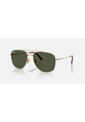 Ray Ban WILLIAM TITANIUM G-15 Green Navigator Unisex Sunglasses RB8097 926531 59
