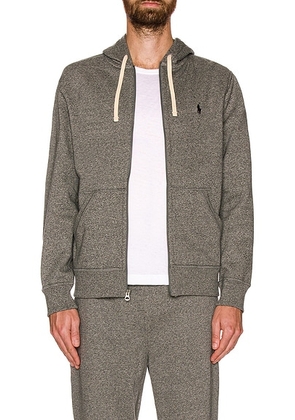 Polo Ralph Lauren Fleece Full-Zip Hoodie in Alaskan Heather - Grey. Size L (also in ).