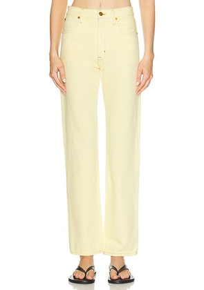 SLVRLAKE London Straight Leg in Paradise - Lemon. Size 27 (also in 29, 30).