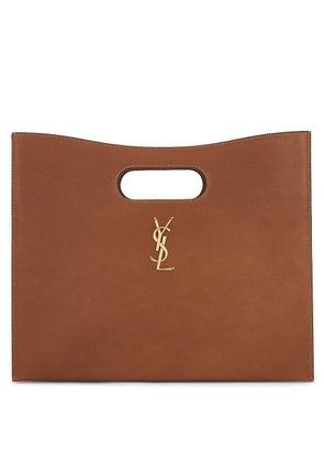 Saint Laurent Junon Leather Tote Bag