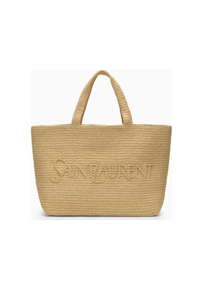 Saint Laurent Raffia Tote Bag