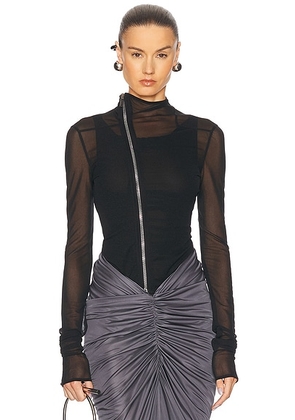 RICK OWENS LILIES Gary Jacket in Black - Black. Size 44 (also in ).