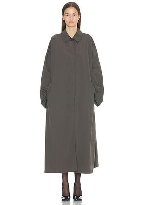 The Row Arwen Coat in Taupe - Taupe. Size M (also in ).