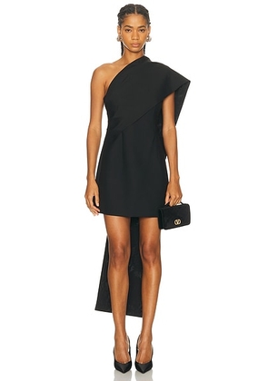 Rohe Short Sculptural Sash Dress in Black - Black. Size 36 (also in ).