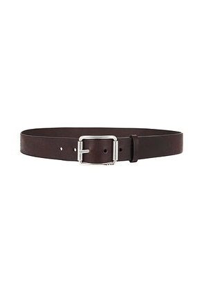 Rag & Bone Evan Belt in Dark Espresso - Brown. Size 34 (also in ).