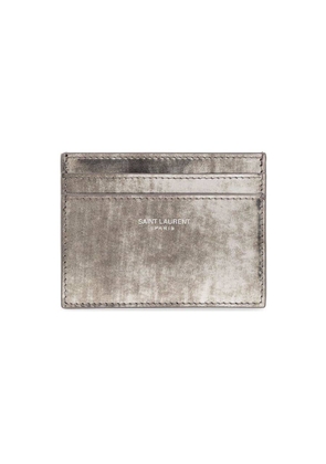 Saint Laurent Logo Detailed Card Holder