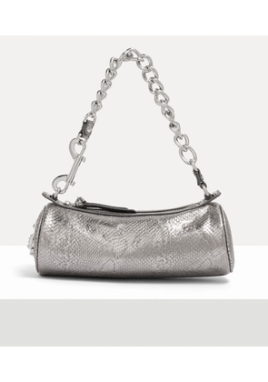 Vivienne Westwood Cindy Cylinder Bag Python-effect Emboss Iron