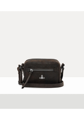Vivienne Westwood Hannah Crossbody Leather Dark-brown