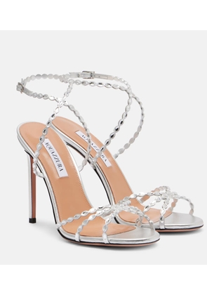 Aquazzura Love Struck 105 embellished leather sandals