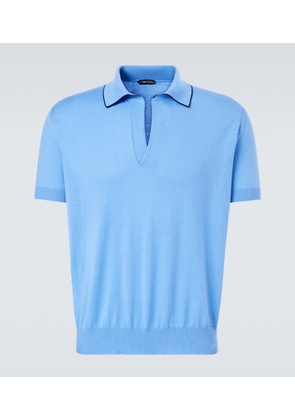 Tom Ford Cotton and silk polo shirt