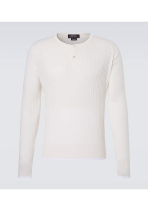 Wales Bonner Nile wool and cotton Henley shirt