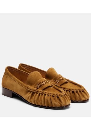 Valentino Garavani VLogo suede loafers