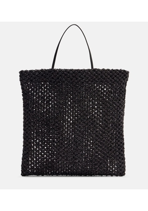 The Row Barn Small raffia tote bag