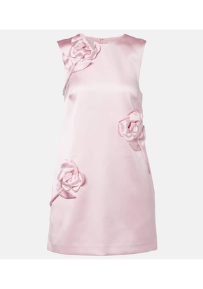 Self-Portrait Satin minidress