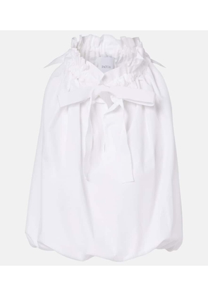 Patou Gathered cotton top