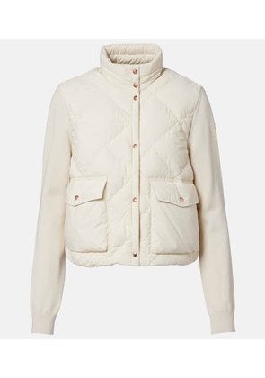 Moncler Down-paneled cardigan