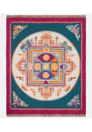 Etro Shanti embroidered cotton throw