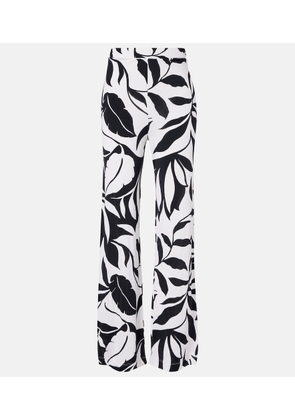 Max Mara Abate printed wide-leg pants