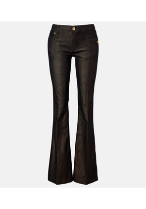 Roberto Cavalli Embellished flared jeans