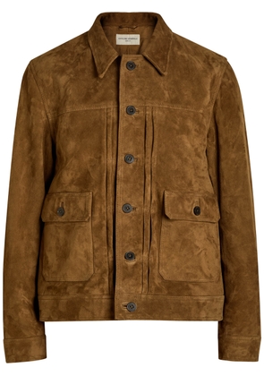Officine Générale Lazlo Suede Jacket - Brown - M