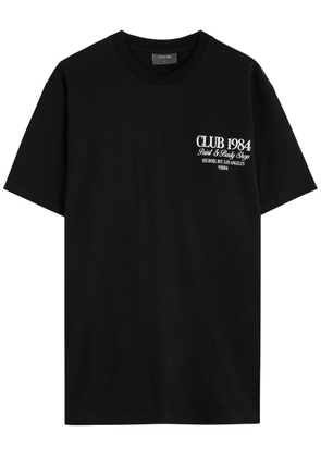 Club 1984 Body Shop Printed Cotton T-shirt - Black - L