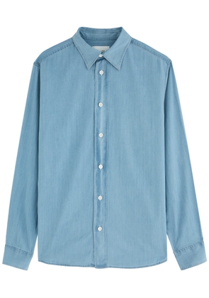 NN07 Colby Chambray Shirt - Blue - L