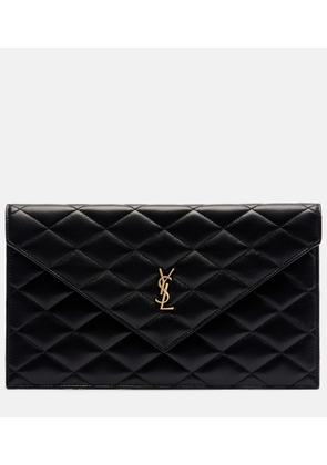 Saint Laurent Cassandre quilted leather pouch