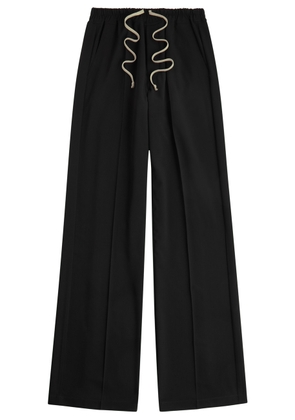 Rick Owens Dietrich Straight-leg Wool Trousers - Black - 48 (W32 / M)